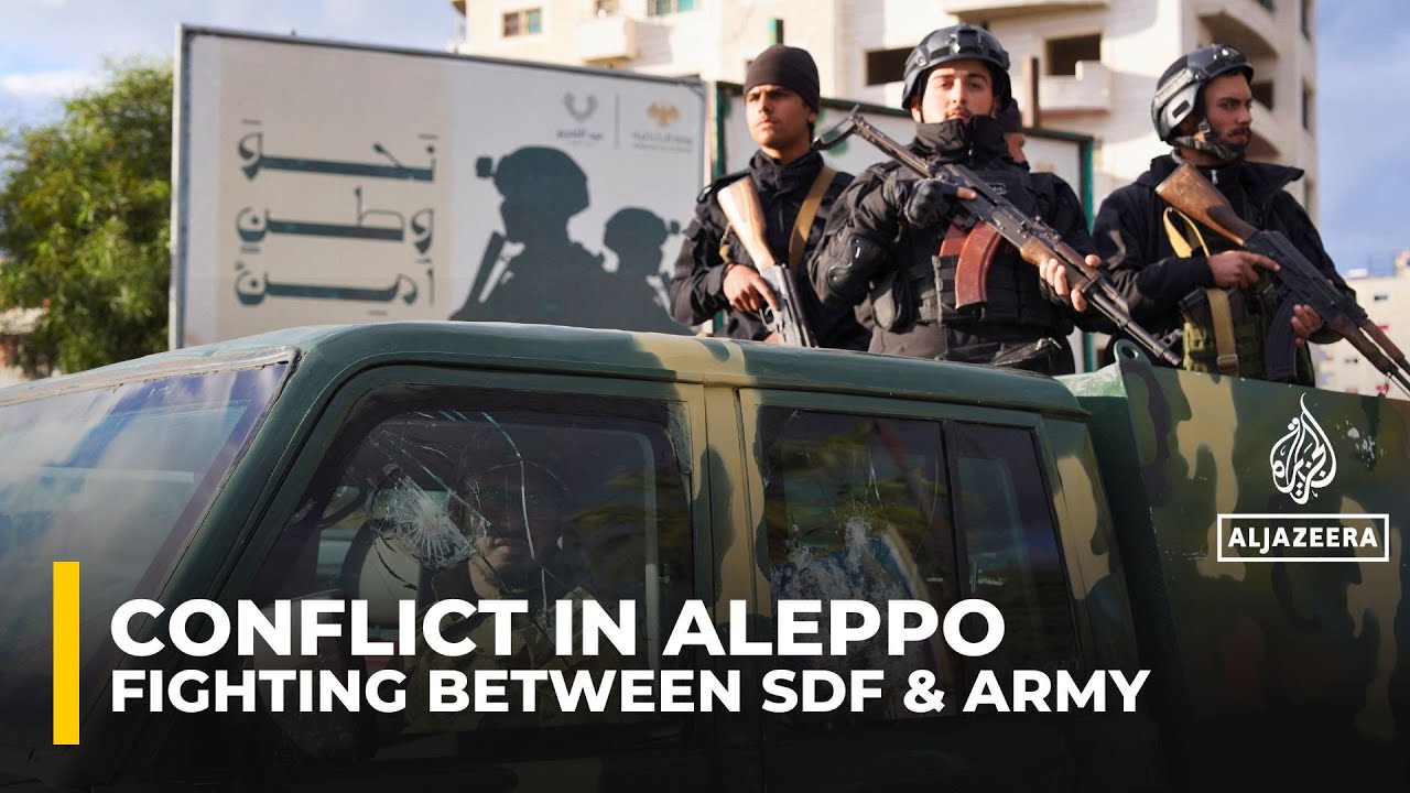 Several killed in fighting between Syrian army, Kurdish-led SDF in Aleppo