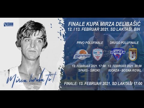 OKK Spars vs HKK Široki - POLUFINALE - KUP MIRZA DELIBAŠIĆ