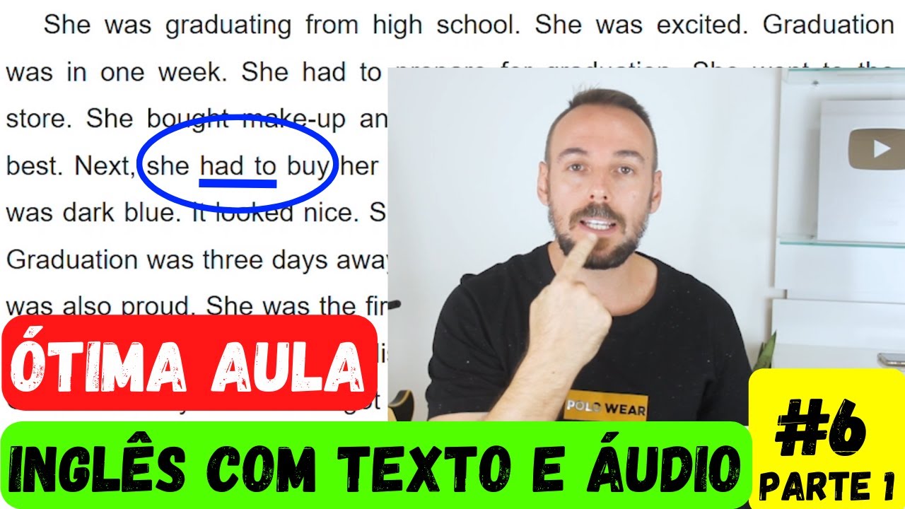 Inglês com Texto e Áudio #6 (Parte 1) - EXCELENTE AULA!