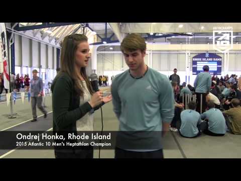 2015 Atlantic 10 Men's Heptathlon Champion - Ondrej Honka, Rhode Island