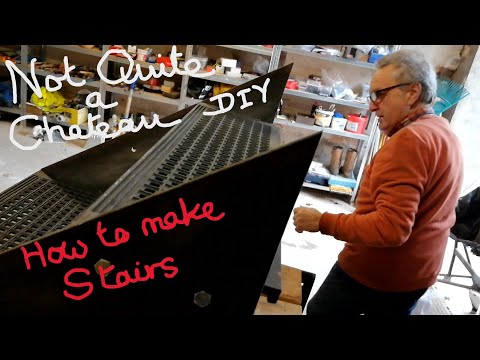 Not Quite a Chateau DIY 166 - How to make Stairs - Balcony Project Part 3 - Using Trigonometry