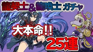 【パズドラ】この太ももはスルー出来ん！！復活した龍契士&龍喚士ガチャを25連引いてみた！乗るしかねぇこのビックウェーブに！！【ぺくと】