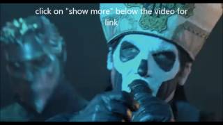 Ghost's Papa Emeritus to appear unmasked for first time - Byzantine debut "Trapjaw"