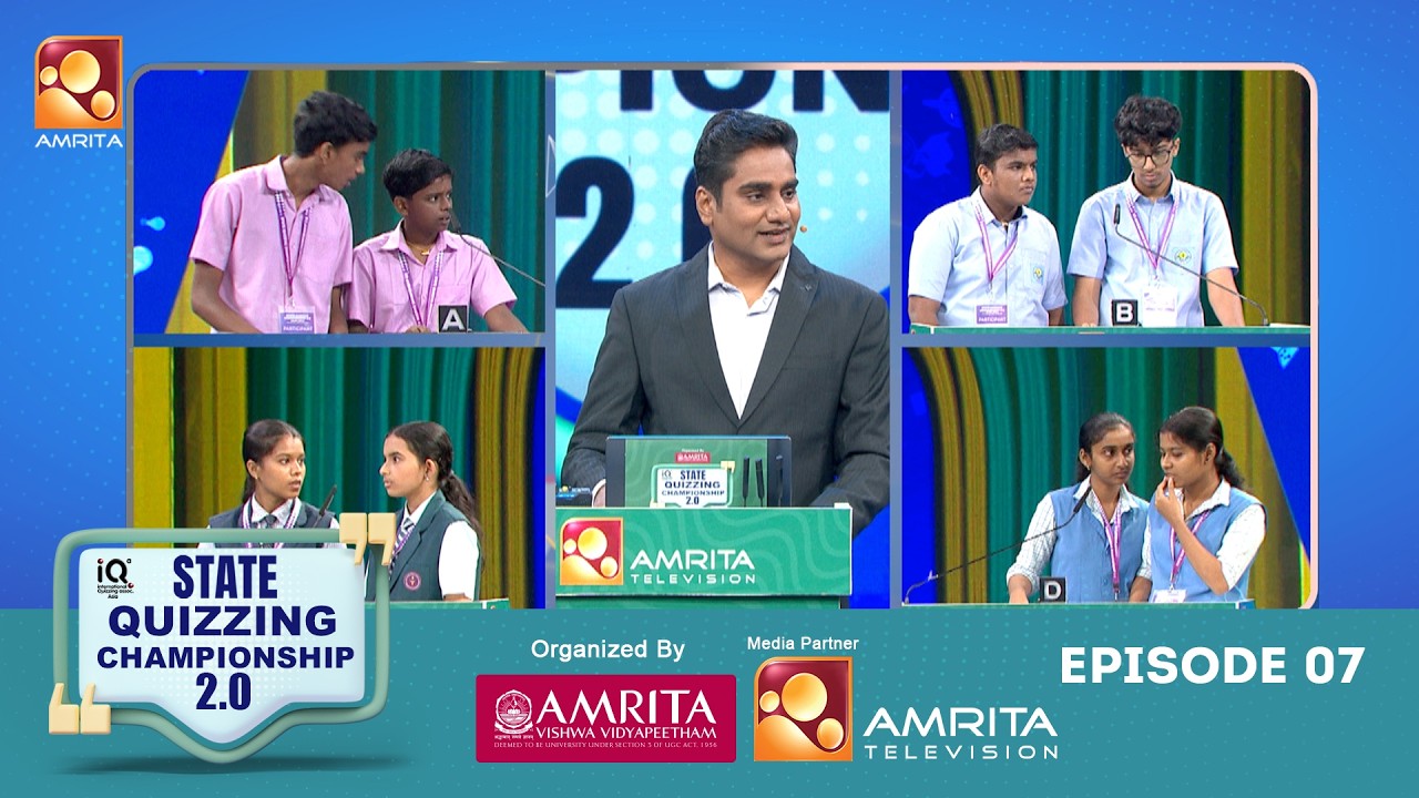 IQA State Quizzing Championship 2.0 - Episode 07 | Quarter Level Junior Quiz Program | Amrita TV