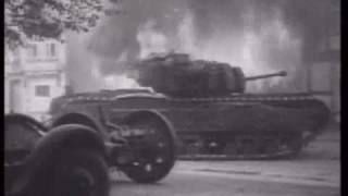 german SS tiger tank ace vs churchill in france WW2, Michael Wittmann