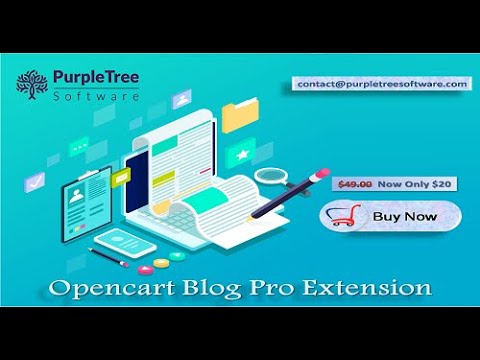 How admin and seller create a blog in Opencart multivendor