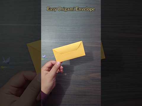 Quick Origami Envelope: Fun DIY Craft for Beginners! 💌✨