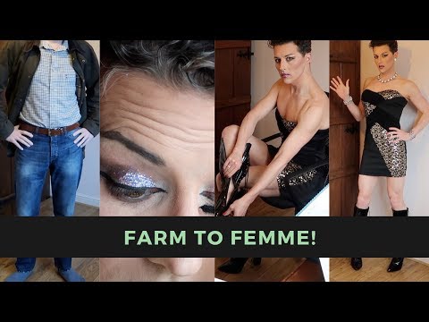 Crossdressing Transformation! - from Farm to Femme!