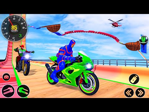 Extreme Motocross Dirt Bike Racer - Mega Ramp GT Bike Stunt Racing Simulator - Android GamePlay #4