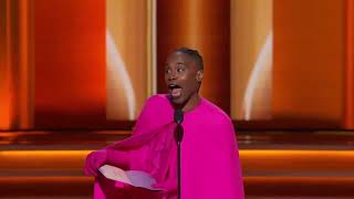 Billy Porter’s adlibs to “Pick Up Your Feelings” when Jazmine Sullivan won!