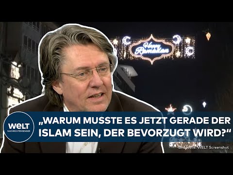 RAMADAN-BELEUCHTUNG IN FRANKFURT: „Warum musste es jetzt gerade der Islam sein, der bevorzugt wird?“