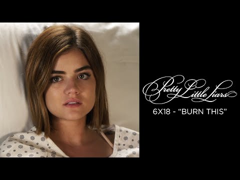 Pretty Little Liars - Ezra Visits Aria At The Hospital - "Burn This" (6x18)
