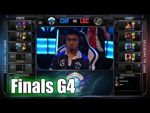 Chiefs vs Legacy | Game 4 Grand Finals OPL Summer 2015 Split 2 Playoffs | CHF vs LGC G4