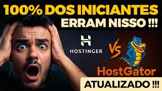 Hostinger ou Hostgator 2026  [ ATUALIZADO !!! ]