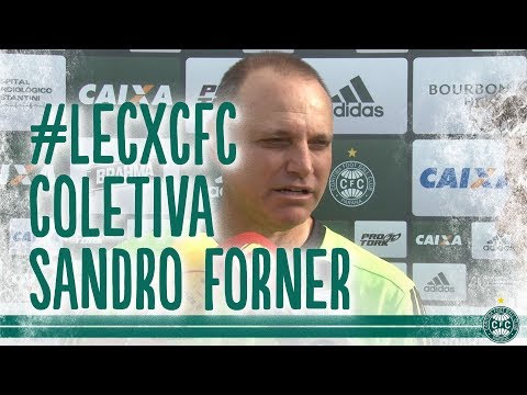 Coletiva Sandro Forner - Londrina 0 x 3 Coritiba