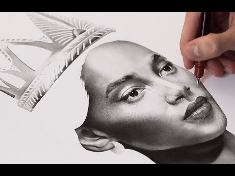 Régalia, 5.5 Million Dots - Stippling drawing