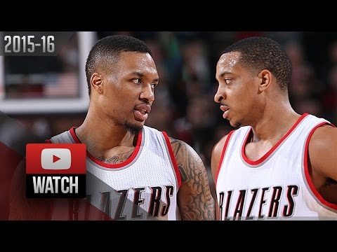 C.J. McCollum & Damian Lillard Highlights vs Bucks (2016.02.02) - 30 Pts for CJ, 12 Ast For Dame!