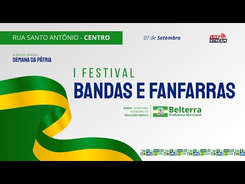 07/09 Desfile de Bandas e Fanfarras de Belterra (Ao Vivo) 2025