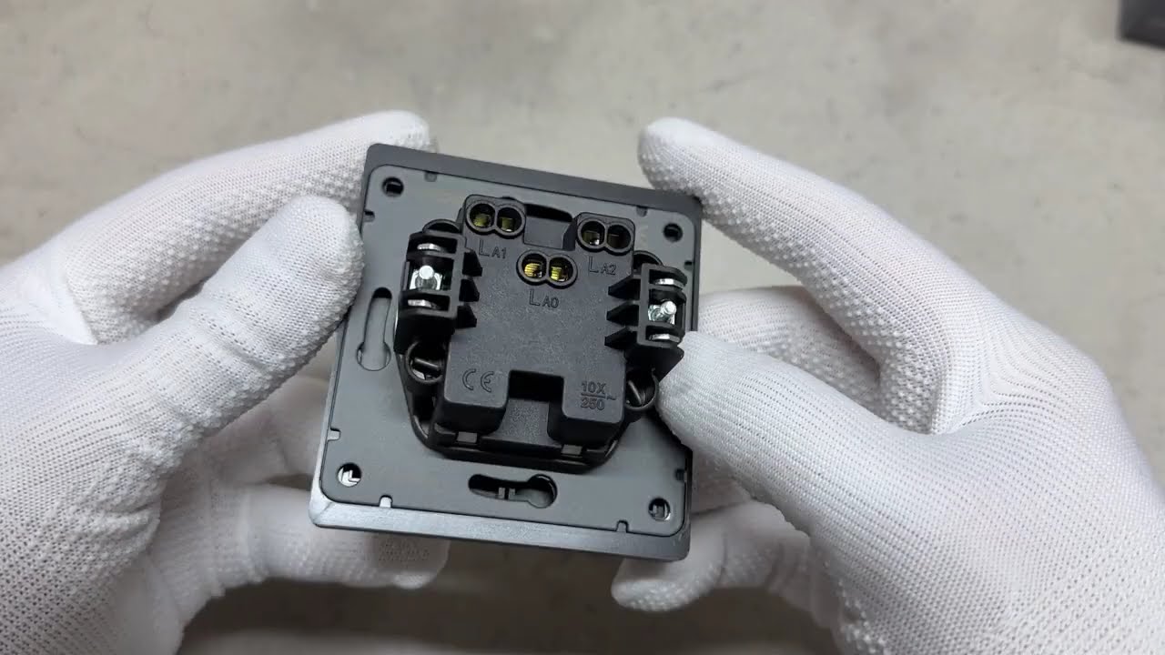 Вимикач двоклавішний мокко VIDEX NOTA (VF-NT-SW2-BR)