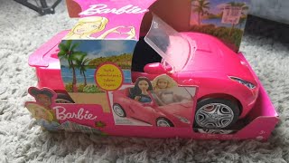 BARBIE Glam Convertible Car UNBOXING