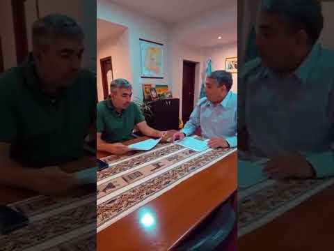 El Ministro Mario Mimessi recibió al senador provincial de Cerrillos Gonzalo Caro Dávalos.