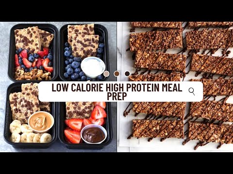 Low calorie high protein breakfast meal prep- Low calorie meal prep- Low calorie meals