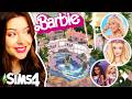 A World in The Sims 4 But Each Home is a BARBIE MOVIE // Sims 4 Build Challenge