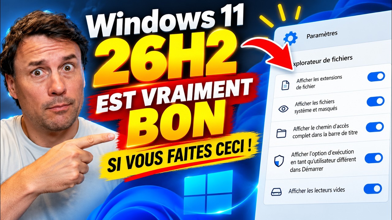Windows 11 : 20 réglages à vérifier immédiatement