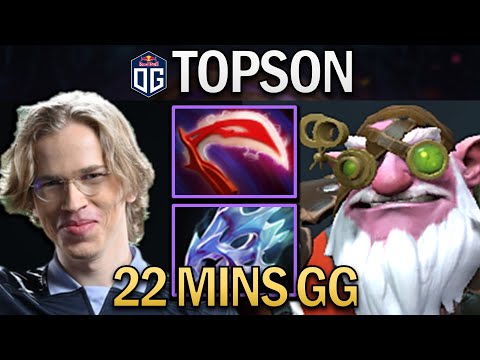 OG.TOPSON SNIPER - 22 MINS GG - DOTA 2 7.30 GAMEPLAY