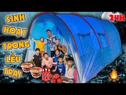 , title : 'Thái Chuối | 24H Sinh Hoạt Trong Lều Trại Ống Cống Khổng Lồ - 24h Live In A Giant Camp'