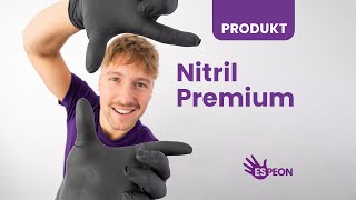 ESPEON Rukavice NITRIL PREMIUM, 100 ks, černé, 4.0g