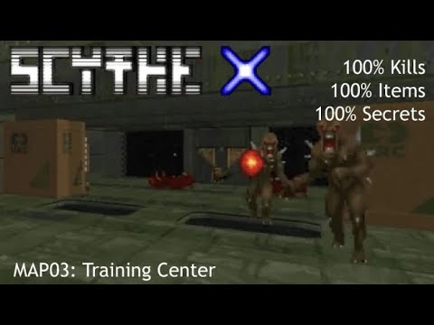 Scythe X - MAP03: Training Center (All Secrets, Kills and Items)