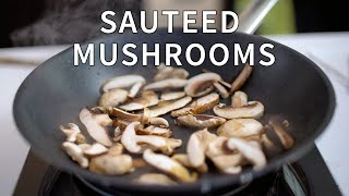 Sautéed mushrooms with butter, rosemary and garlic The Best!