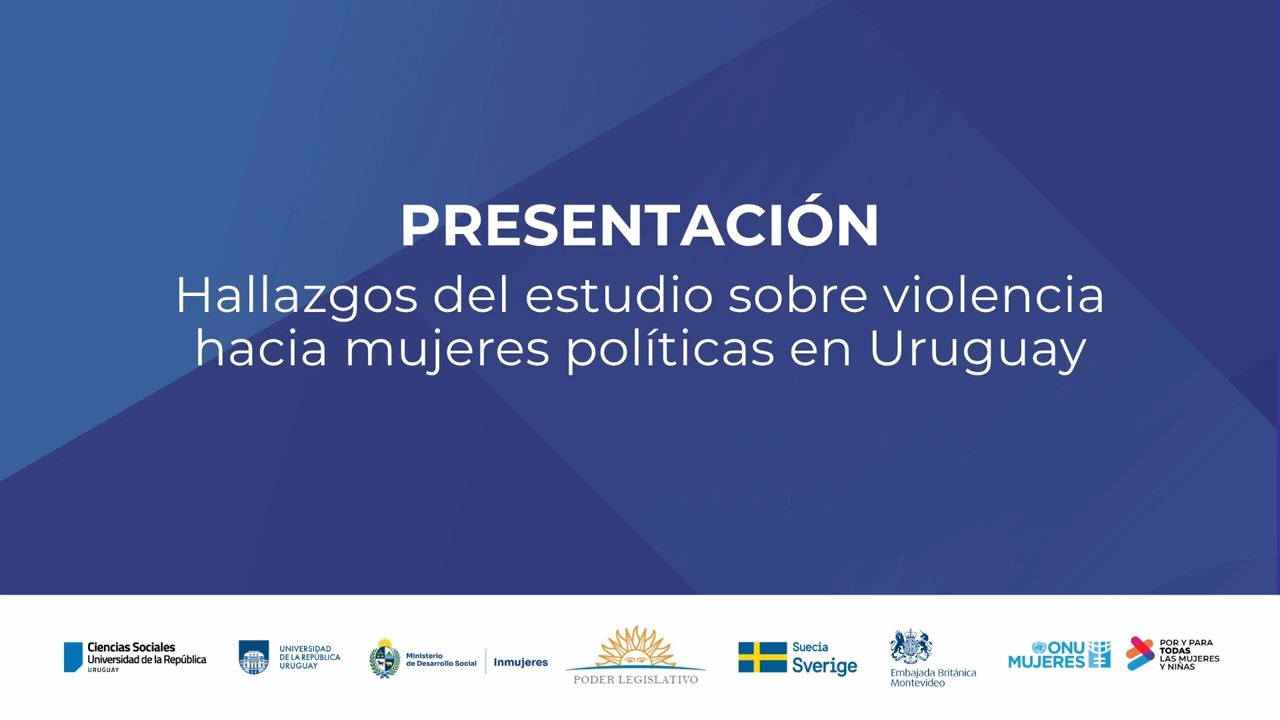 Presentación: Hallazgos del estudio sobre violencia hacia mujeres políticas en el parlamento