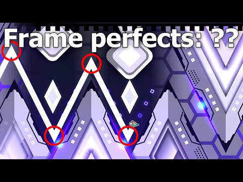 Cosmic Cyclone with Frame Perfects counter — Geometry Dash