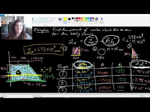 Moment of Inertia for Composite Bodies - ENG 211 Statics - Lesson 38 - the FINALE!!!