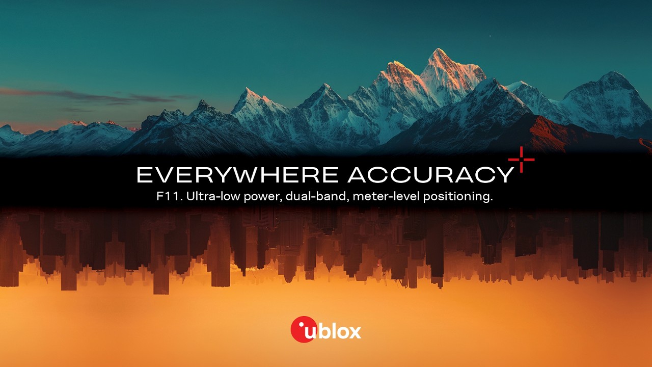 u-blox launches the F11: Ultra-low power, dual-band, meter-level positioning GNSS platform