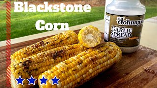 Garlic Parmesan Grilled Corn | Blackstone Griddle Side Dish recipe