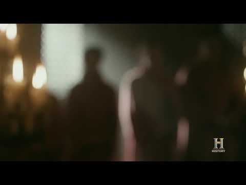 Vikings S05E09 - Alfred is crowned King, Bishop is now with Lagertha Army, Floki's temple is burned