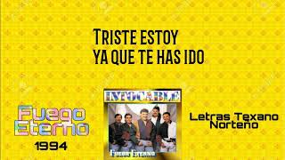 Intocable - Triste Estoy [Letra/Album]