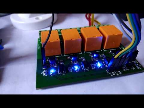 4-Channel Relay Driver Circuit and PCB Design