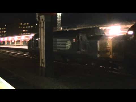 DRS class 37s at Chester on the valley flasks 19/12/14