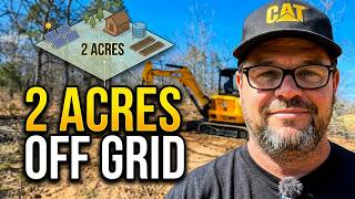 Clearing Land for An Off Grid Cabin !