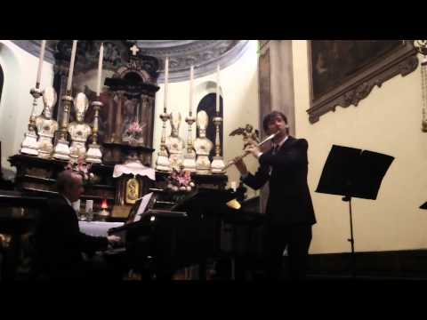 Brahms: Wiegenlied  - Ninna Nanna - Sergio Zampetti, flute - Claudio Zampetti, piano