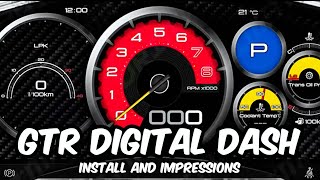 GTR Digital Dash Install and Mini Review
