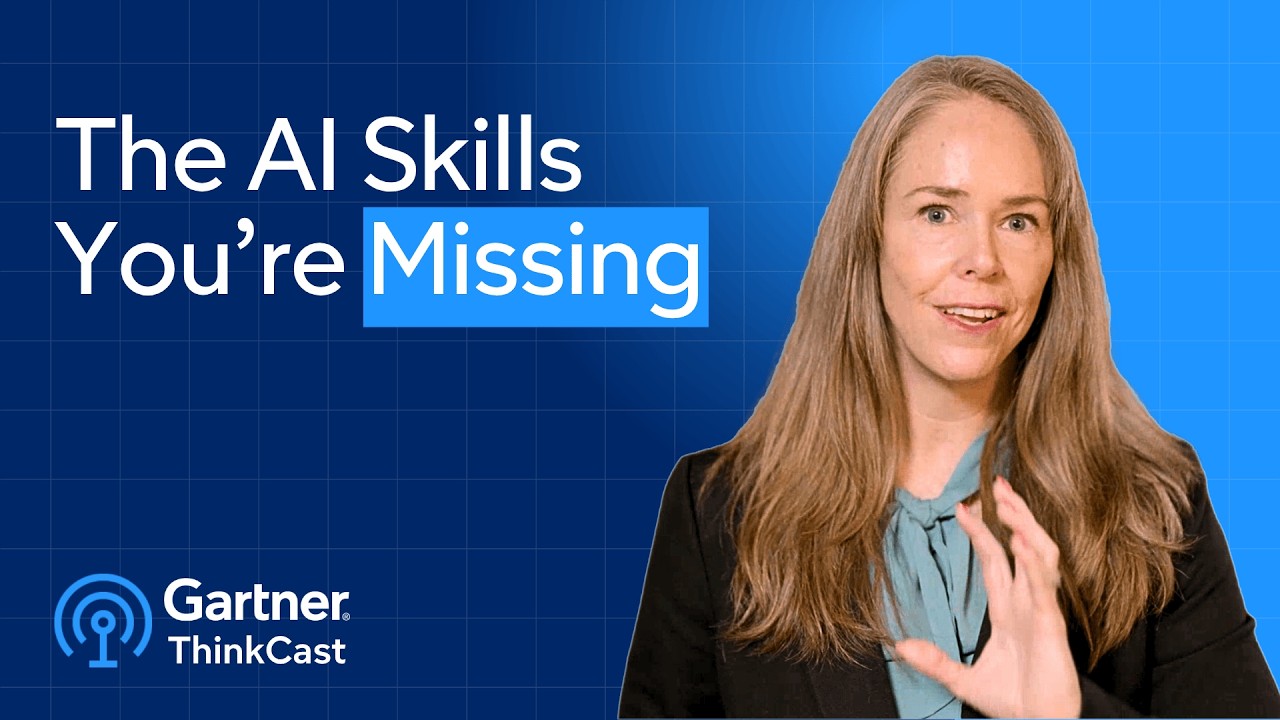 Video thumbnail for The AI Upskill Most Teams Are Overlooking | Gartner CIO Leadership Forum