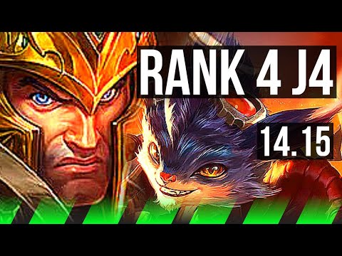 JARVAN IV vs RUMBLE (JGL) | Rank 4 J4, 8/3/16 | NA Challenger | 14.15