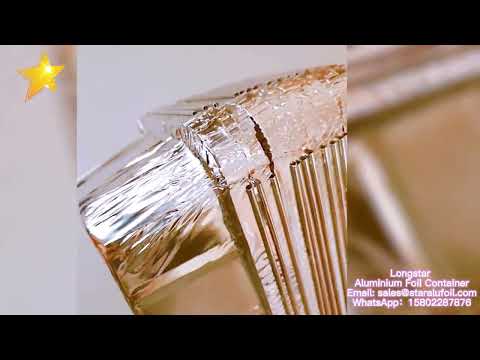 Disposable small aluminum foil container with rectangle and lid.Product  display LS C22521