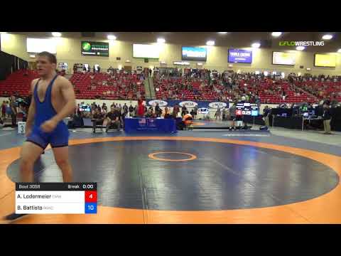 2018 Marine Corps US Open/Senior Men's Freestyle 86 Rnd Of 32 - Anthony Lodermeier (CMWC) Vs. Brya