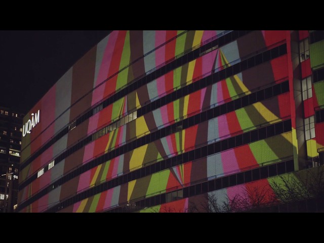 Projection architecturale «UQAM: 50 ans d’audace»